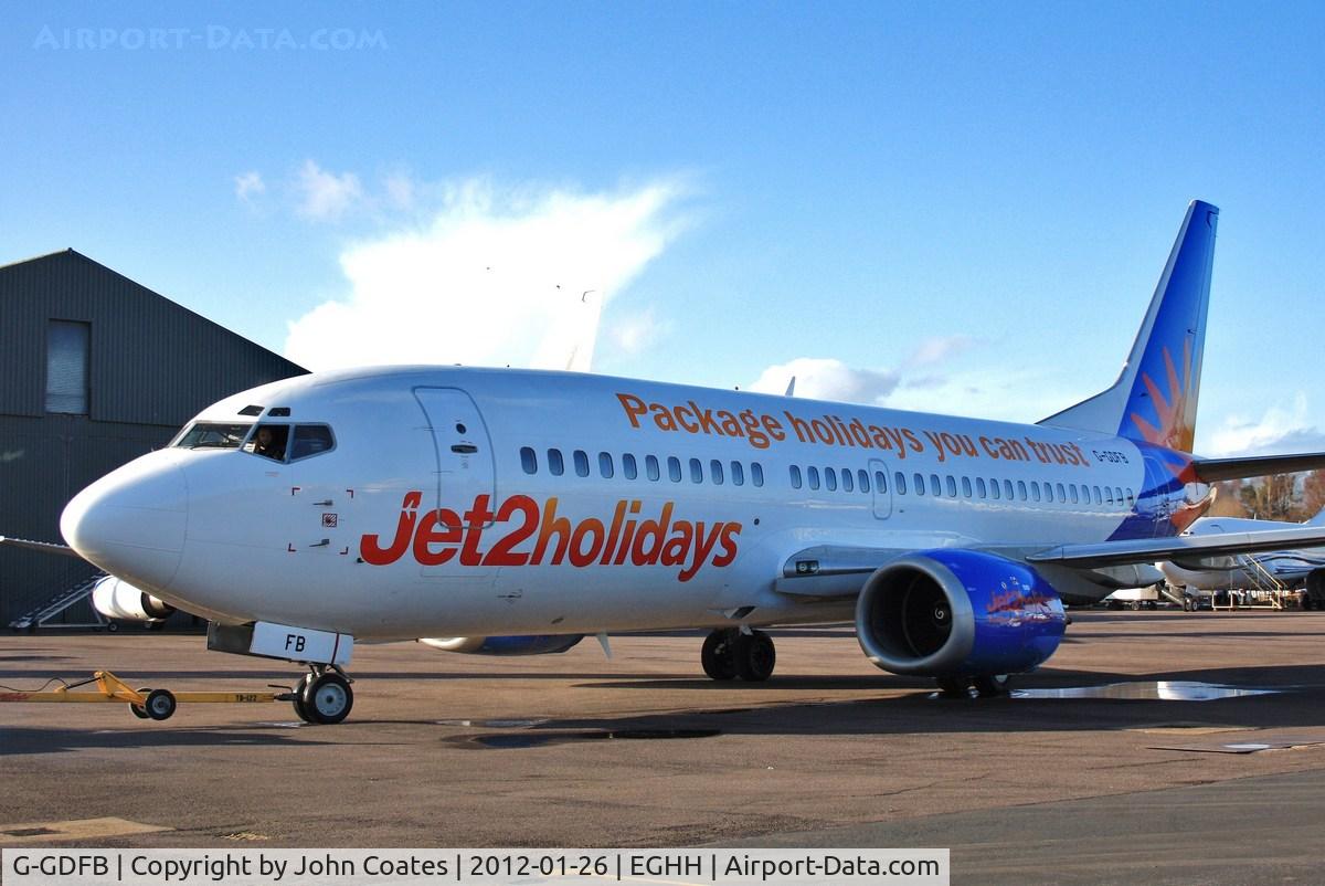 G-GDFB, 1992 Boeing 737-33A C/N 25743, Just repainted