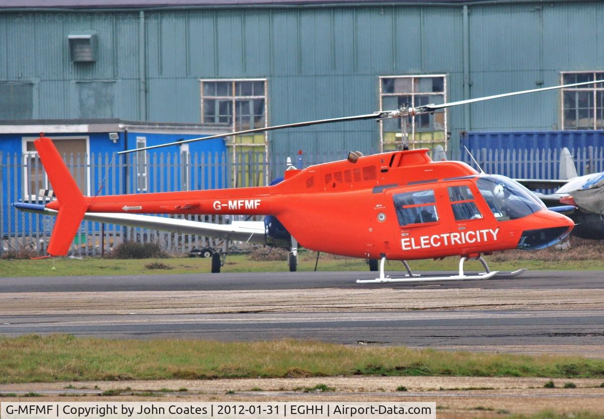 G-MFMF, 1981 Bell 206B JetRanger III C/N 3569, At BHL