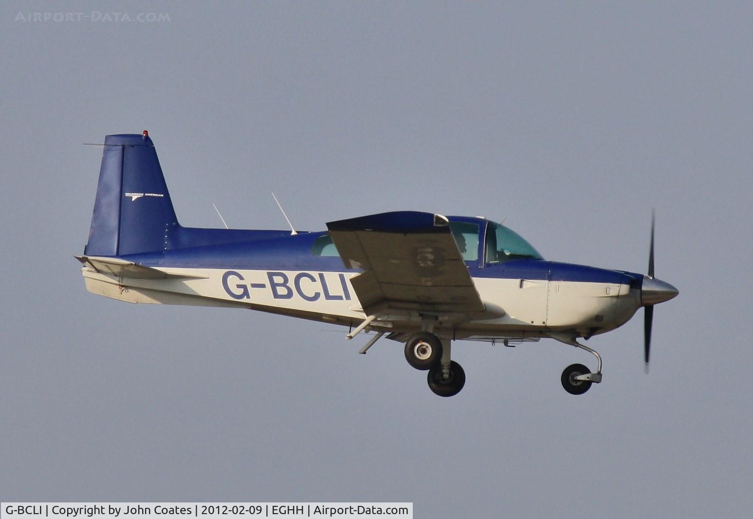 G-BCLI, 1974 Grumman American AA-5 Traveler C/N AA5-0643, Finals 08