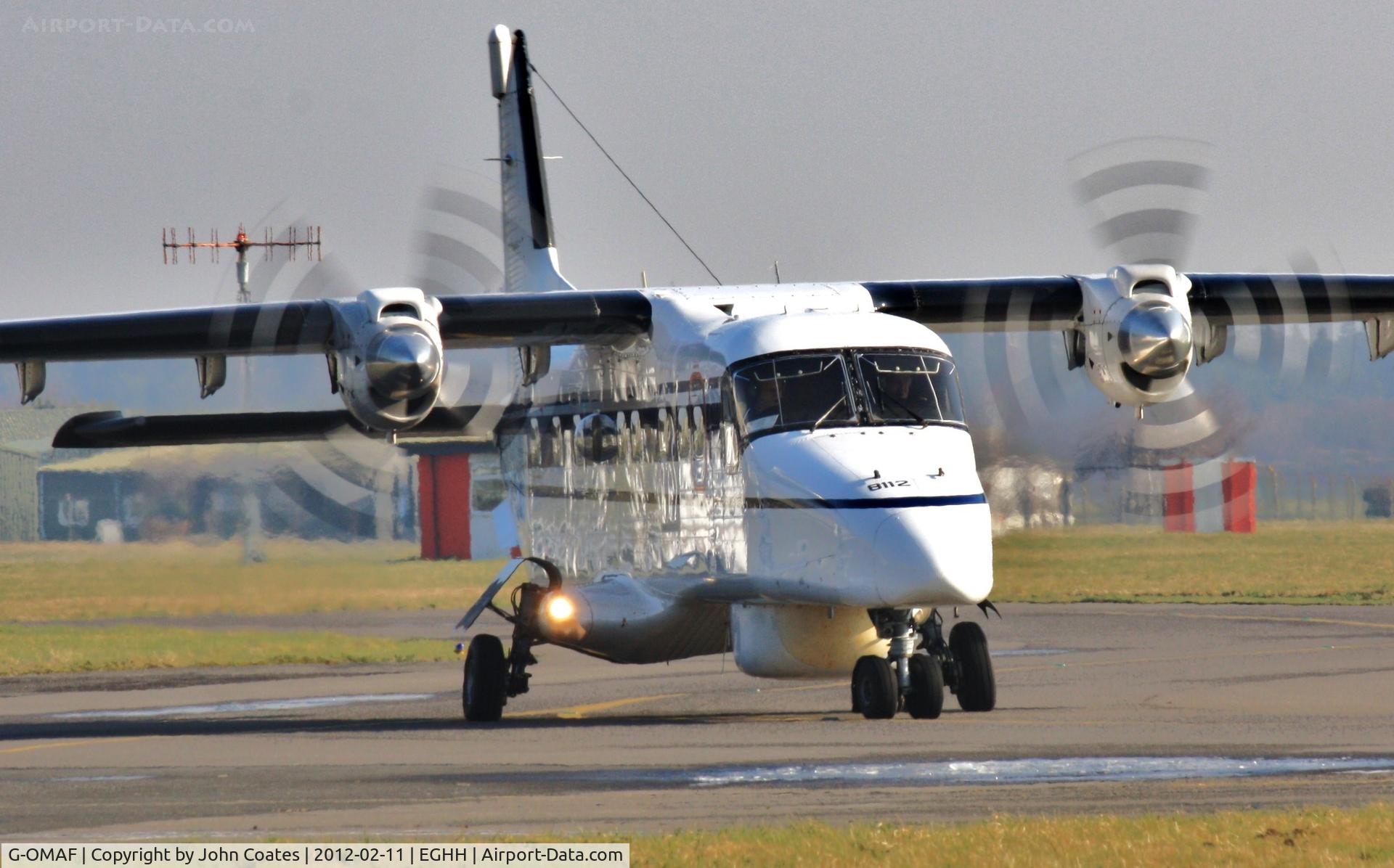 G-OMAF, 1986 Dornier 228-202K C/N 8112, Taxiing