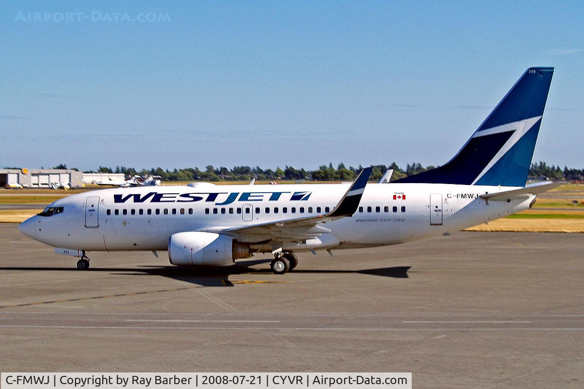 C-FMWJ, 2005 Boeing 737-7CT C/N 32771, Boeing 737-7CT [32771] (Westjet) Vancouver International~C 21/07/2008