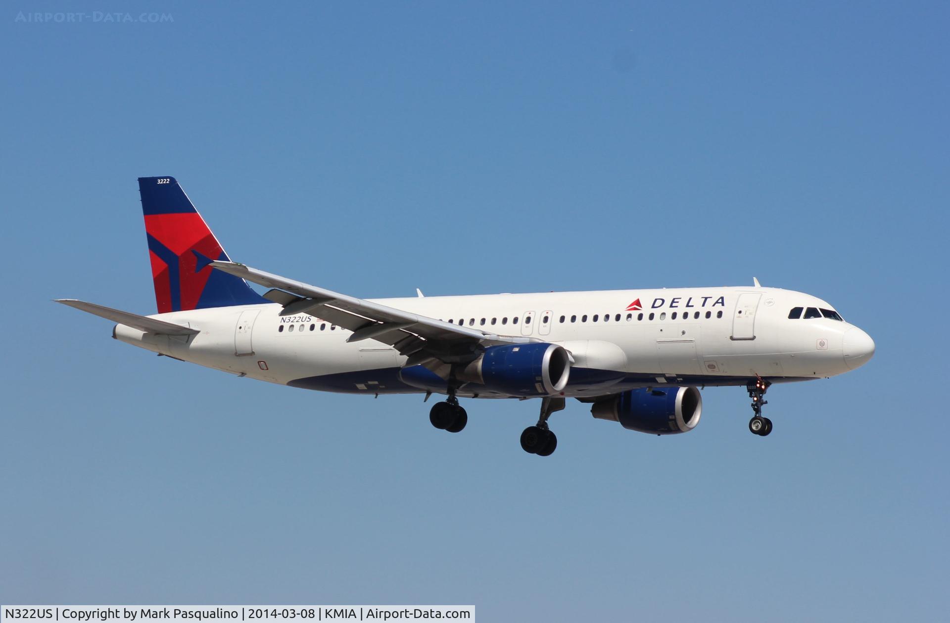 N322US, 1992 Airbus A320-211 C/N 263, Airbus A320