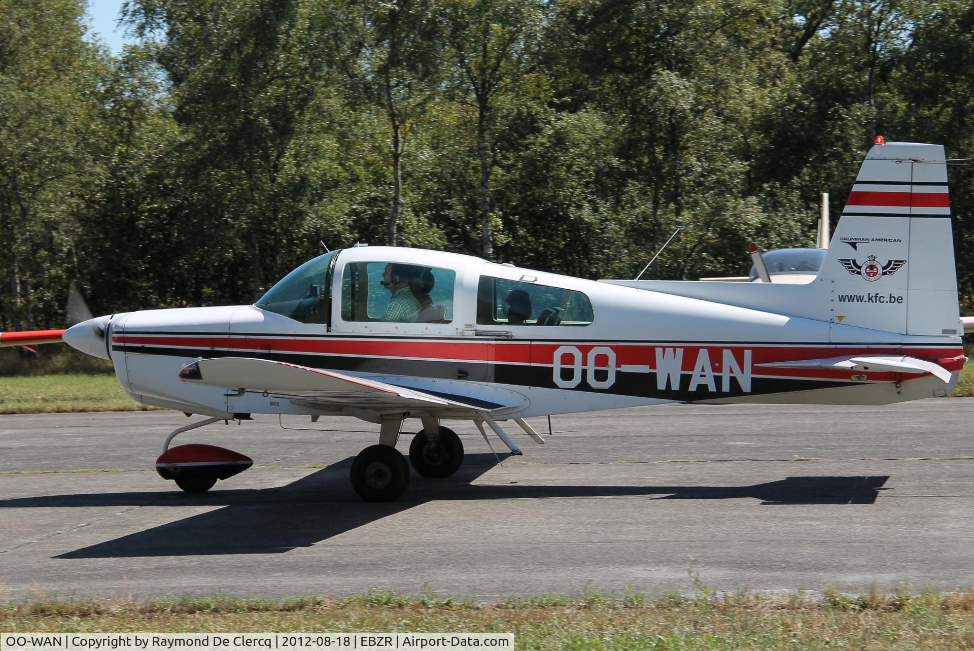OO-WAN, 1974 Grumman American AA-5 Traveler C/N AA5-0517, Fly-inn Zoersel