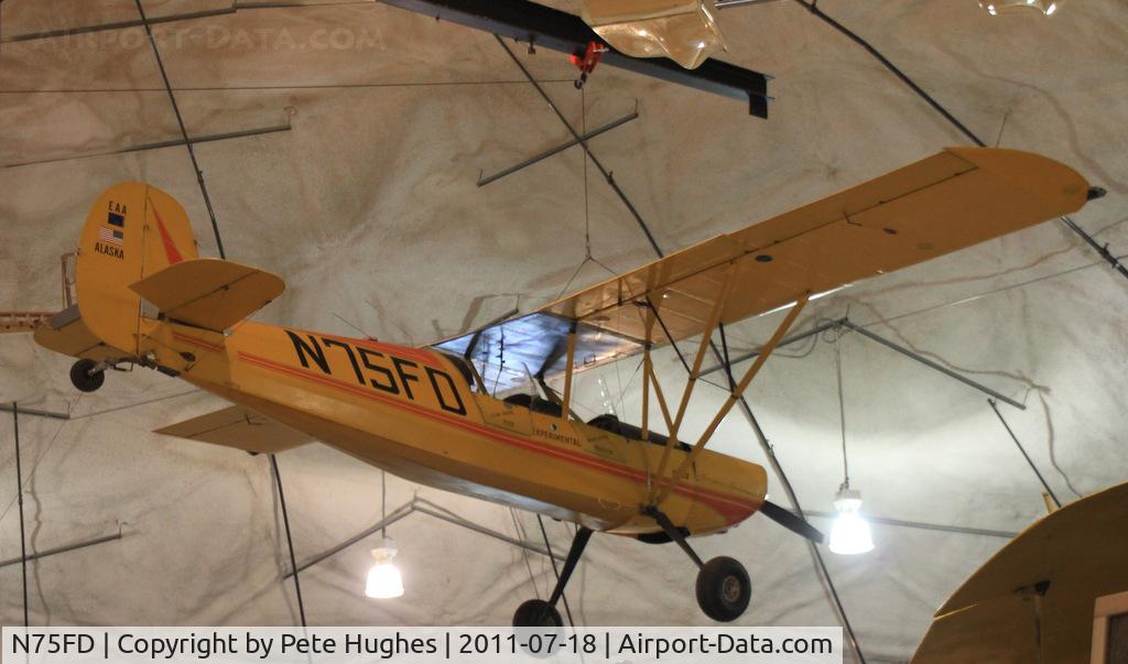 N75FD, 1976 Bakeng Duce C/N F-01, N75FD Bakeng Duce in the museum at Fairbanks, AK