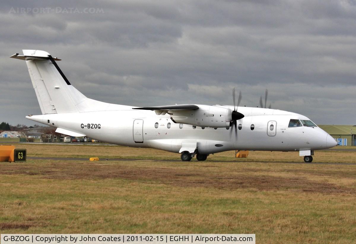 G-BZOG, 1998 Dornier 328-100 C/N 3088, Taxiing on arrival