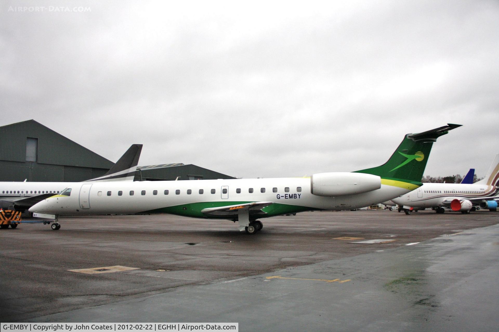 G-EMBY, 2002 Embraer EMB-145EU (ERJ-145EU) C/N 145617, Just repainted