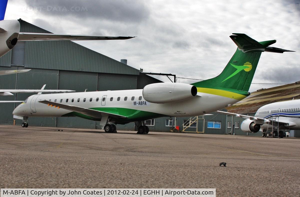 M-ABFA, 2002 Embraer EMB-145EU (ERJ-145EU) C/N 145617, ex G-EMBY just repainted