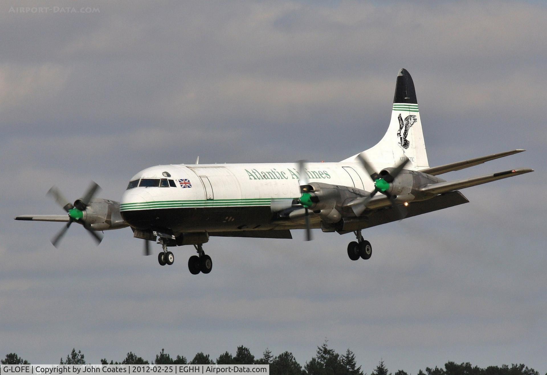 G-LOFE, 1966 Lockheed L-188C(A) Electra C/N 1144, On approach