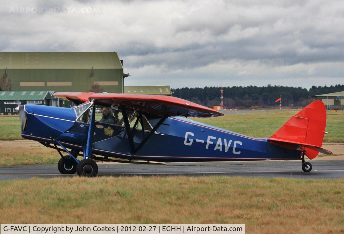 G-FAVC, 1935 De Havilland DH.80A Puss Moth C/N 225, Resident taxiing