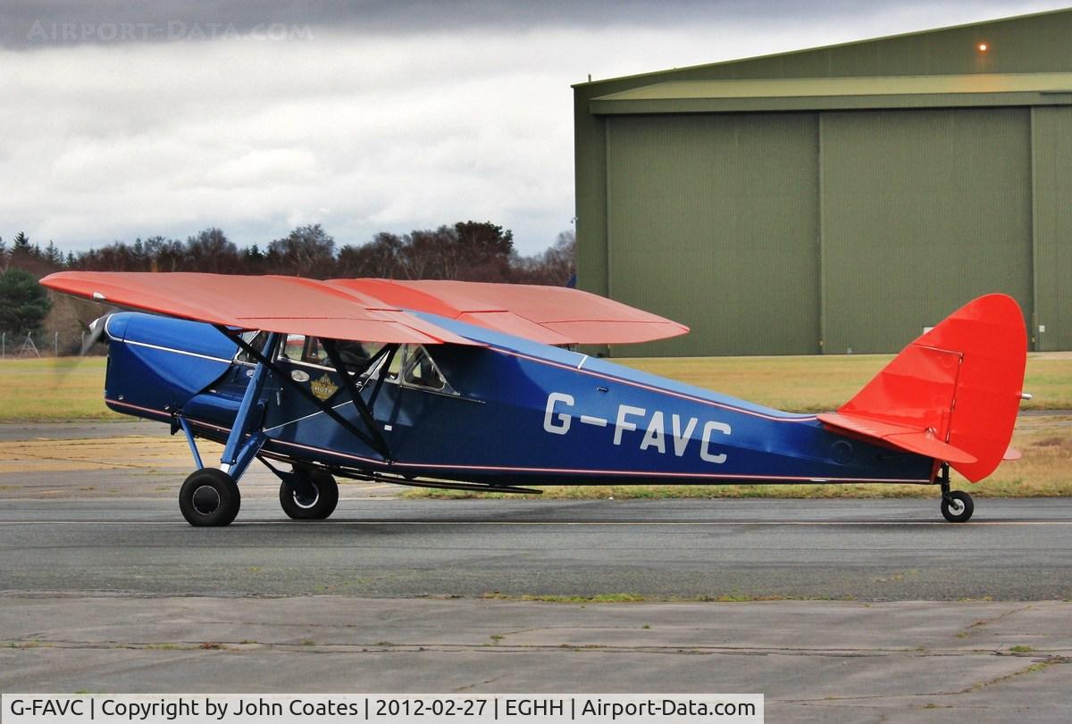 G-FAVC, 1935 De Havilland DH.80A Puss Moth C/N 225, Resident taxiing home