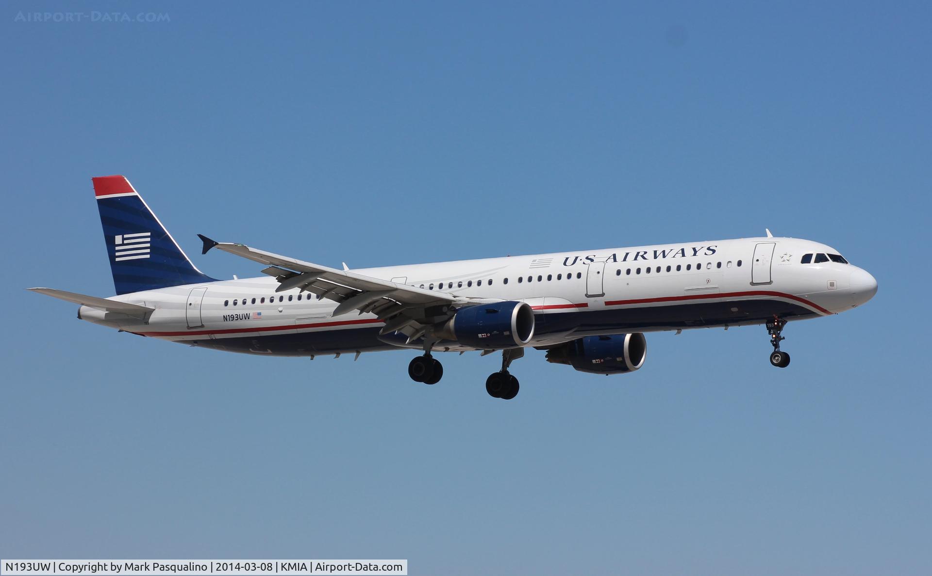 N193UW, 2008 Airbus A321-211 C/N 3584, Airbus A321