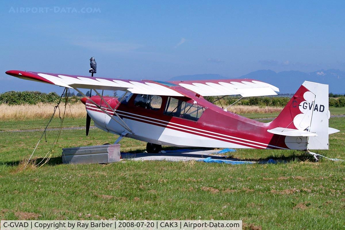 C-GVAD, 1975 Bellanca 7ECAX Citabria C/N 1109 75X, Bellanca 7ECA Citabria [1109-75] Delta Heritage Air Park~C 20/07/2008