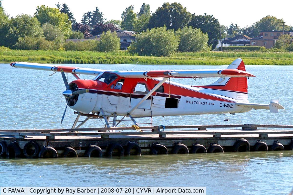 C-FAWA, 1960 De Havilland Canada DHC-2 Beaver Mk.I C/N 1430, De Havilland Canada DHC-2 Beaver [1430] (West Coast Air) Vancouver International~C 20/07/2008