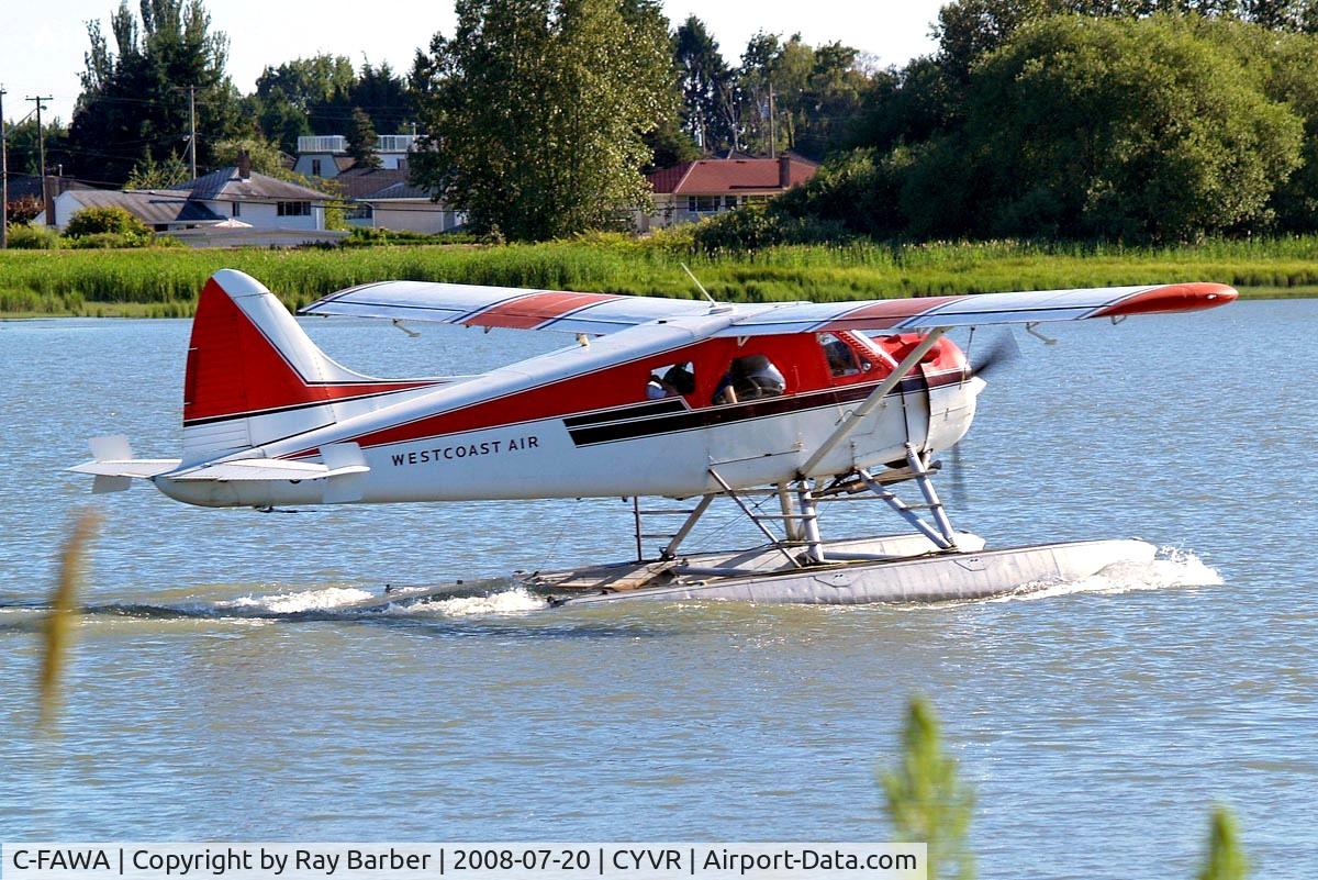 C-FAWA, 1960 De Havilland Canada DHC-2 Beaver Mk.I C/N 1430, De Havilland Canada DHC-2 Beaver [1430] (West Coast Air) Vancouver International~C 20/07/2008