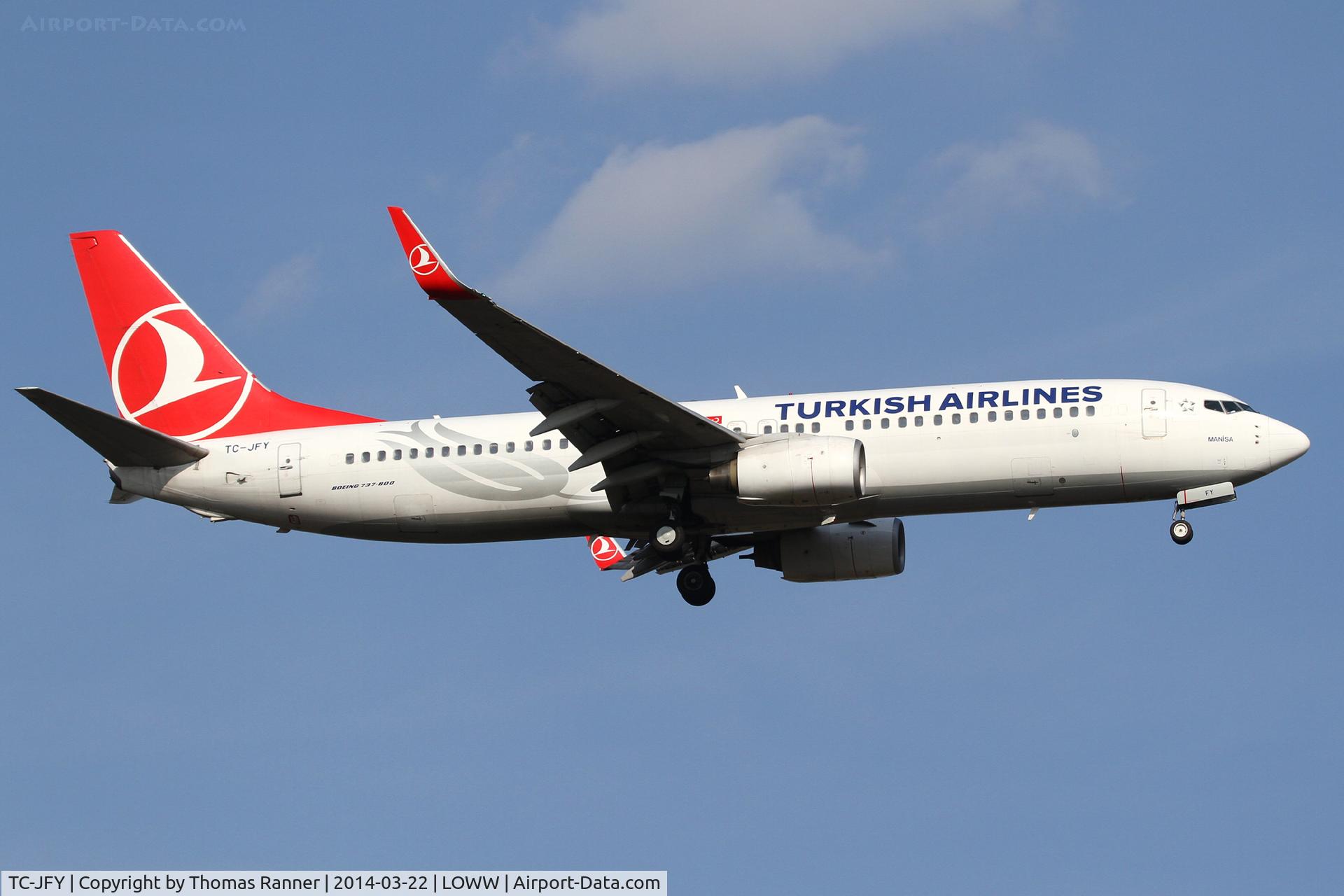 TC-JFY, 2000 Boeing 737-8F2 C/N 29783/497, Turkish B737