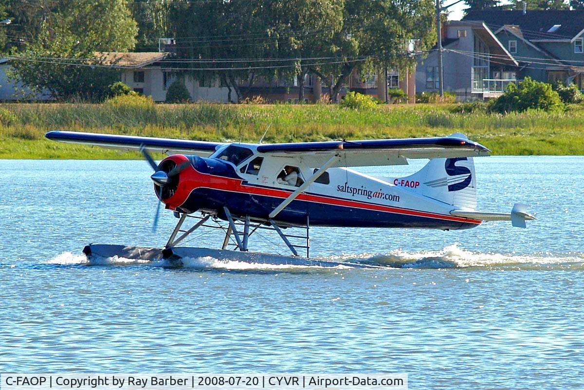 C-FAOP, 1958 De Havilland Canada DHC-2 Beaver Mk.1 C/N 1249, C-FAOP   De Havilland Canada DHC-2 Beaver [1249] (Salt Spring Island Air) Vancouver~C 20/07/2008