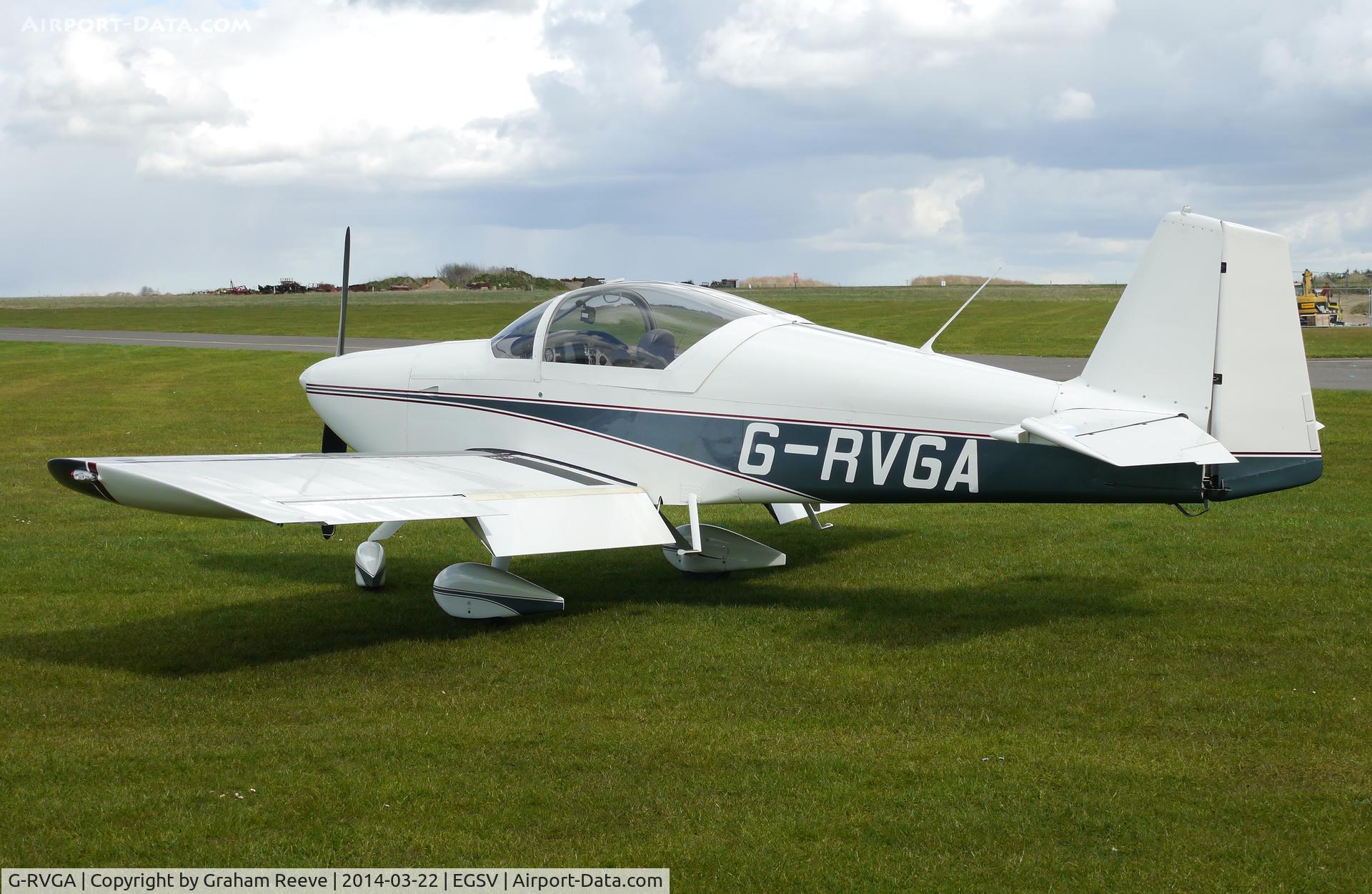G-RVGA, 1998 Vans RV-6A C/N PFA 181-13079, Parked at Old Buckenham.