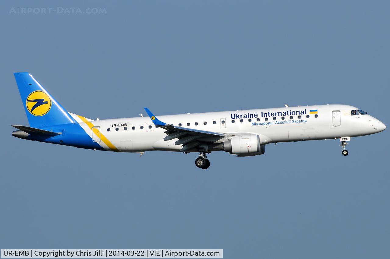 UR-EMB, 2012 Embraer 190STD (ERJ-190-100) C/N 19000501, Ukraine International