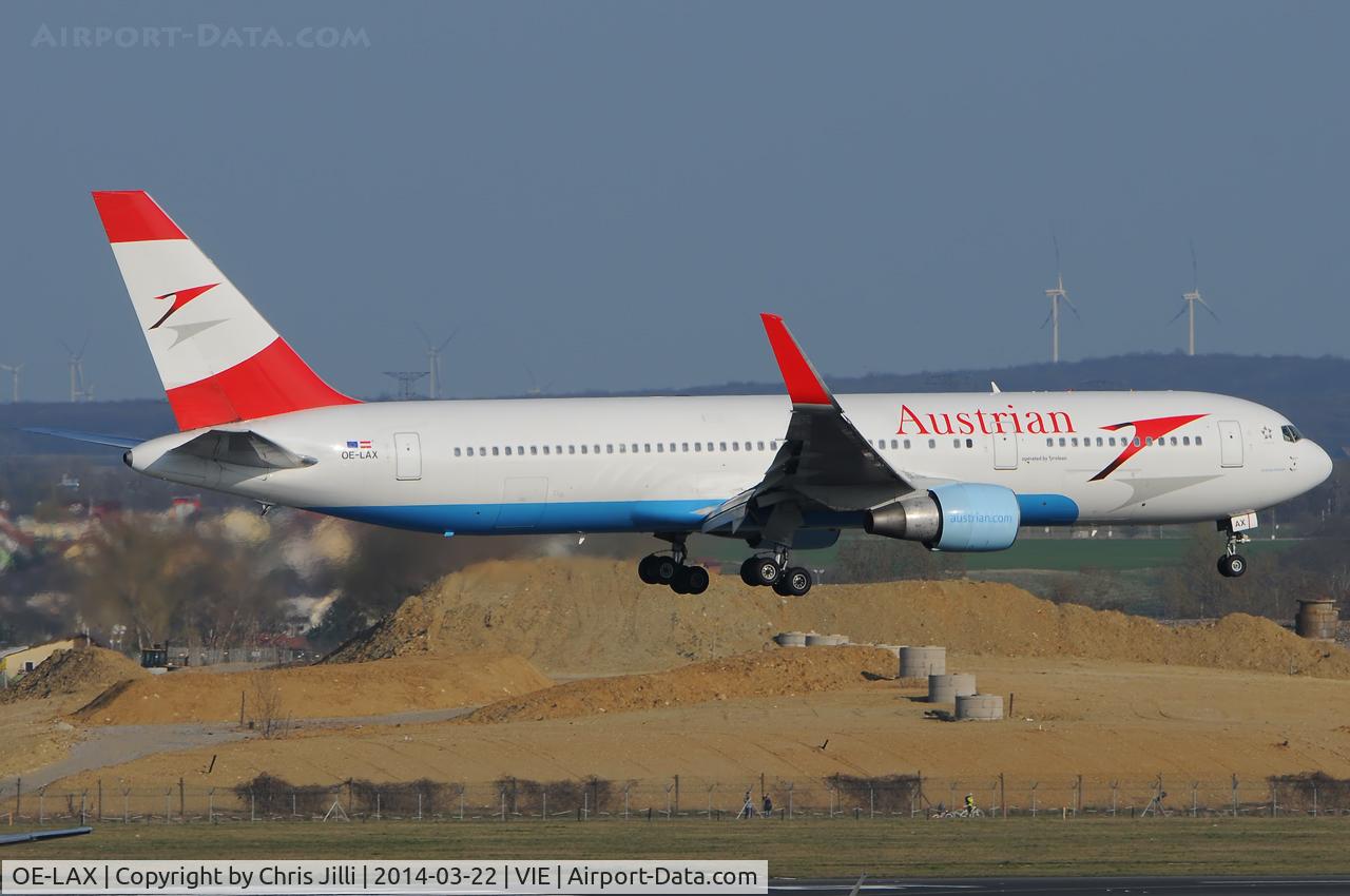 OE-LAX, 1992 Boeing 767-3Z9/ER C/N 27095, Austrian Airlines