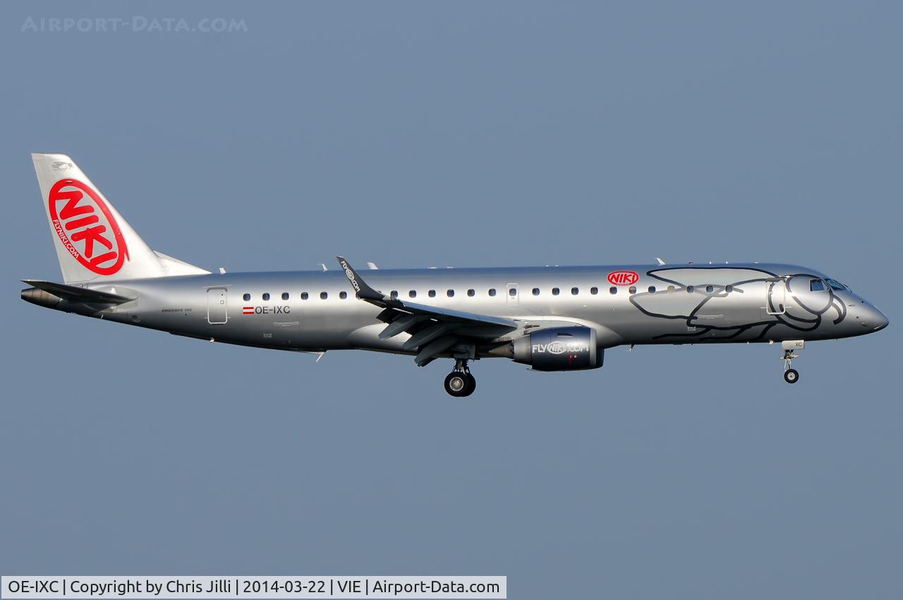 OE-IXC, 2010 Embraer 190LR (ERJ-190-100LR) C/N 19000349, NIKI