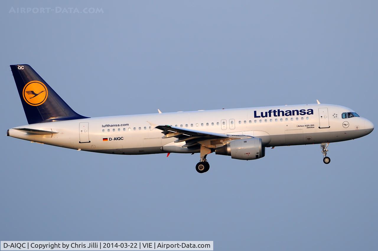 D-AIQC, 1991 Airbus A320-211 C/N 0201, Lufthansa