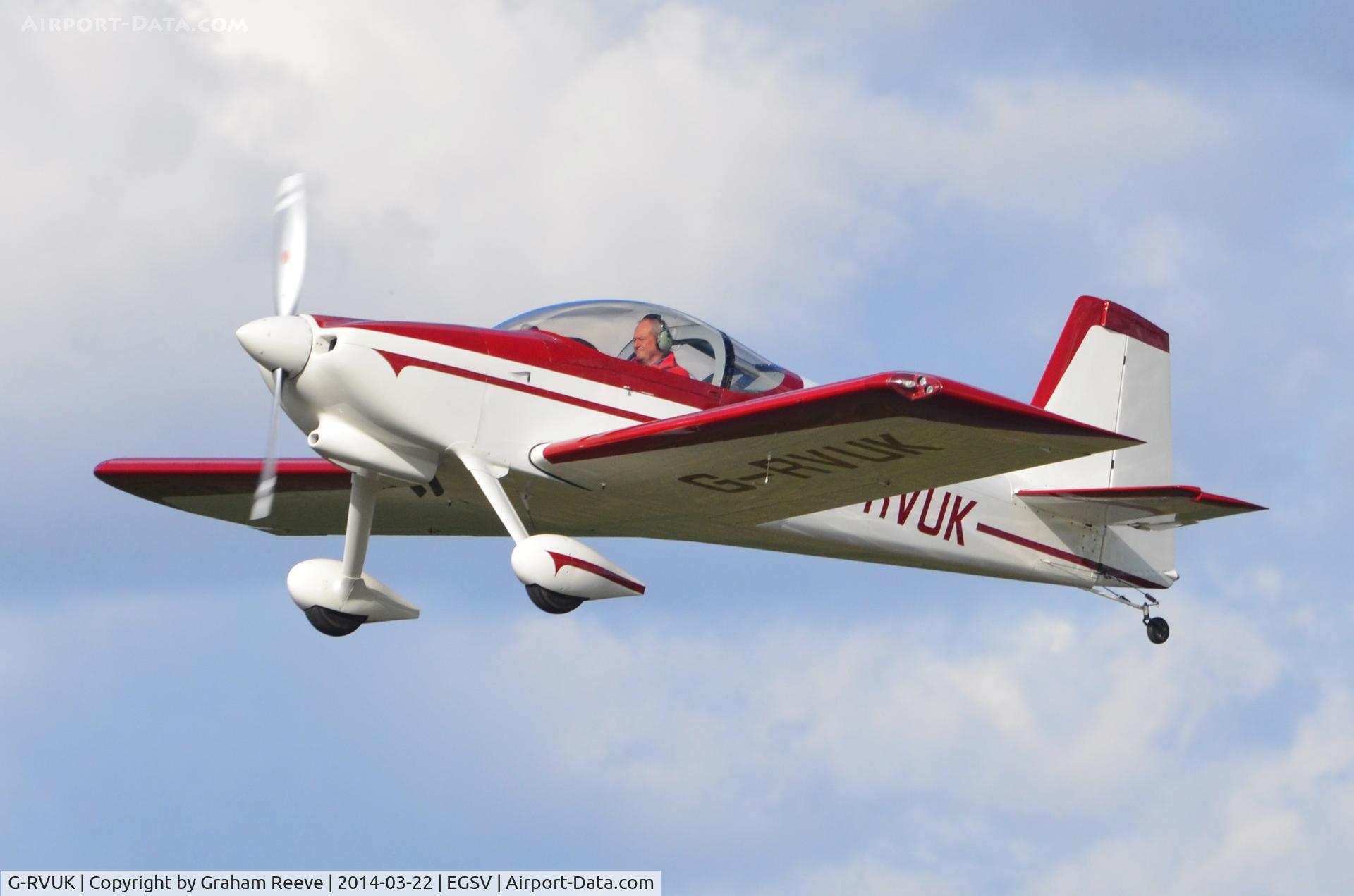 G-RVUK, 2006 Vans RV-7 C/N PFA 323-14441, Just taken off.