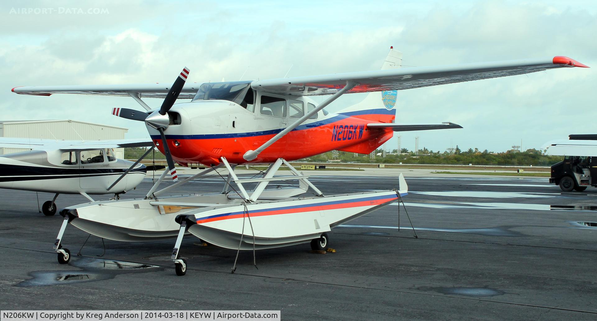 N206KW, Cessna U206G Stationair C/N U20603762, Cessna U206G Stationair of Key West Seaplanes on the ramp in Key West, FL.