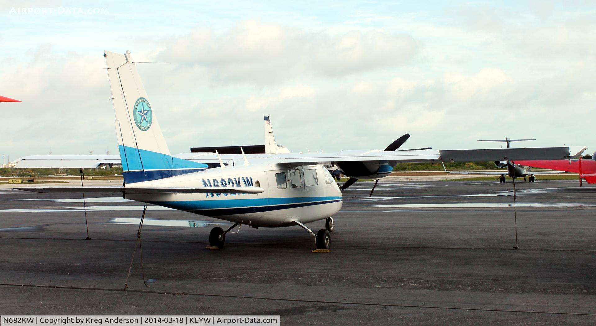 N682KW, 1983 Partenavia P-68C C/N 294, Partenavia P.68C of Air Key West on the ramp at Key West International Airport in Key West, FL.