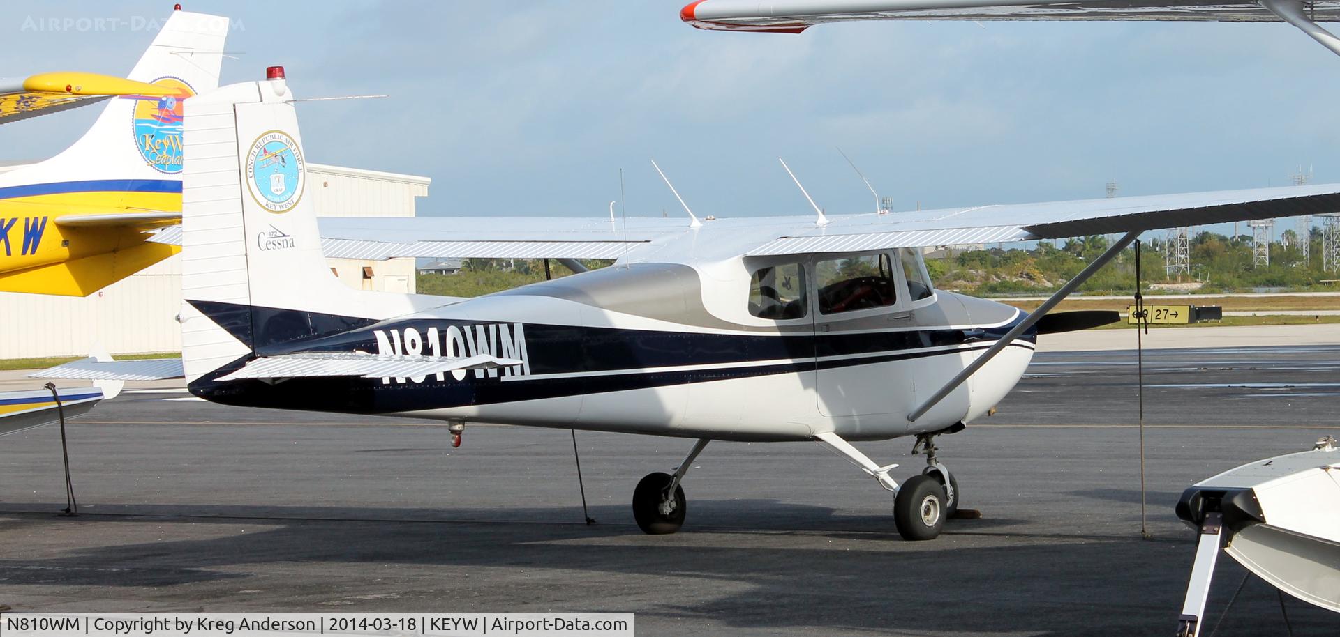 N810WM, 1955 Cessna 172 C/N 28026, Cessna 172 Skyhawk on the ramp in Key West, FL.