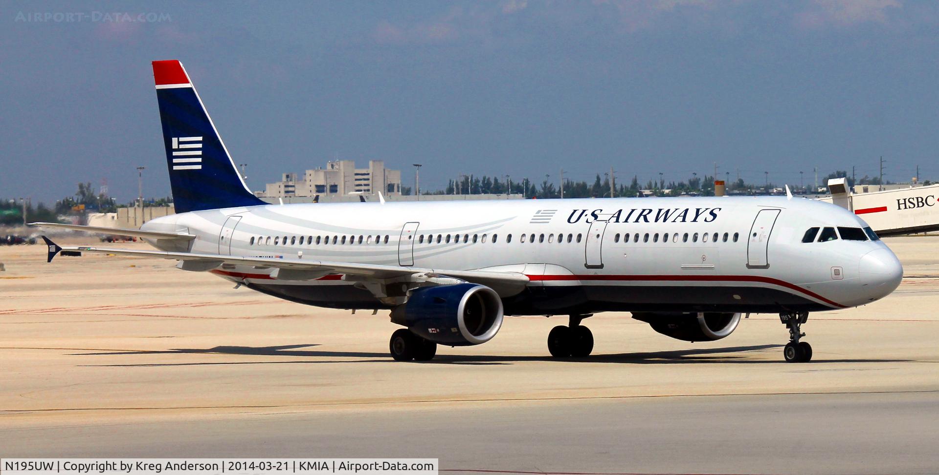 N195UW, 2008 Airbus A321-211 C/N 3633, US Airways Airbus A321-211
