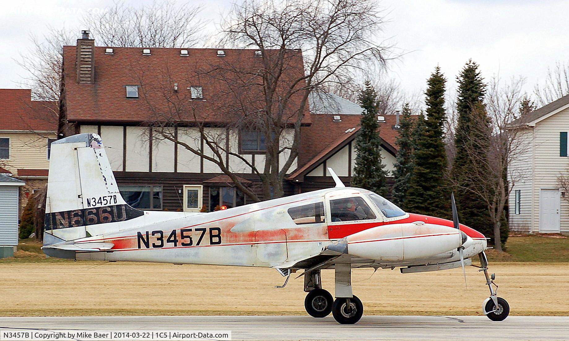N3457B, 1955 Cessna 310 C/N 35032, N3457B @ 1C5