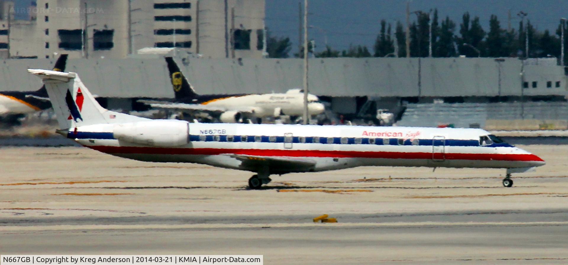 N667GB, 2004 Embraer ERJ-145LR (EMB-145LR) C/N 145784, American Eagle Embraer EMB-145LR