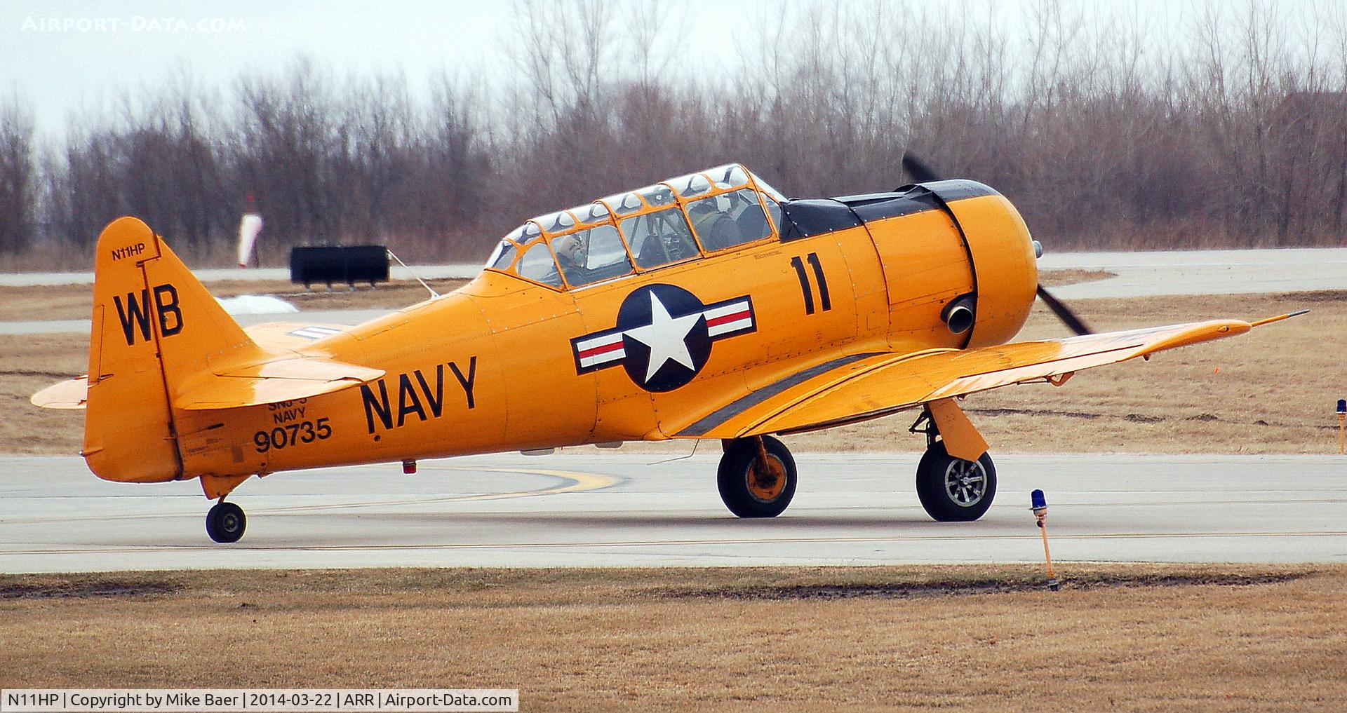 N11HP, 1943 North American SNJ-5 Texan Texan C/N 90735, N11HP @ ARR