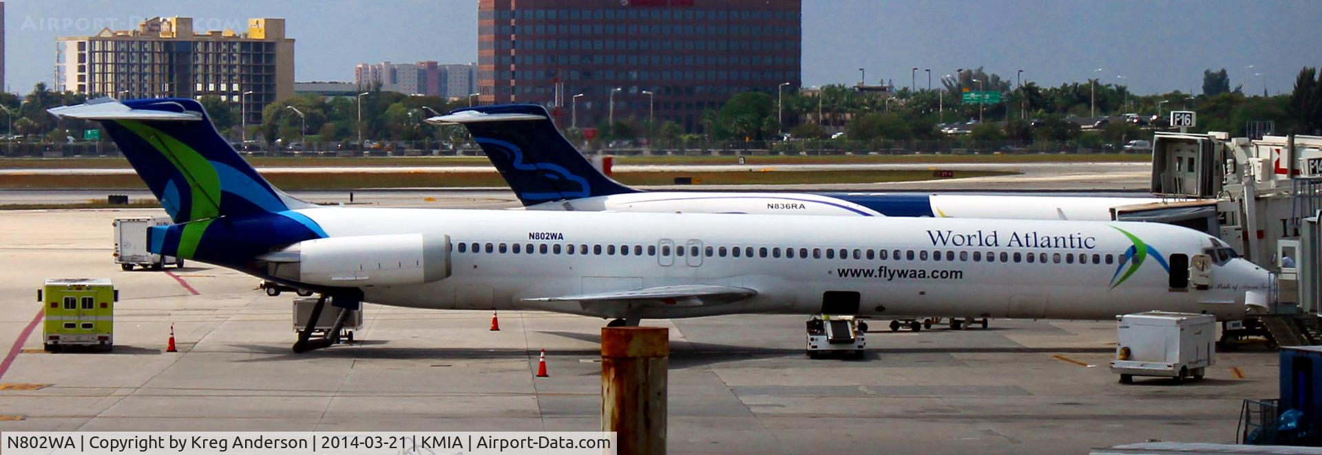 N802WA, 1990 McDonnell Douglas MD-83 (DC-9-83) C/N 53052, World Atlantic Airlines McDonnell-Douglas MD-83