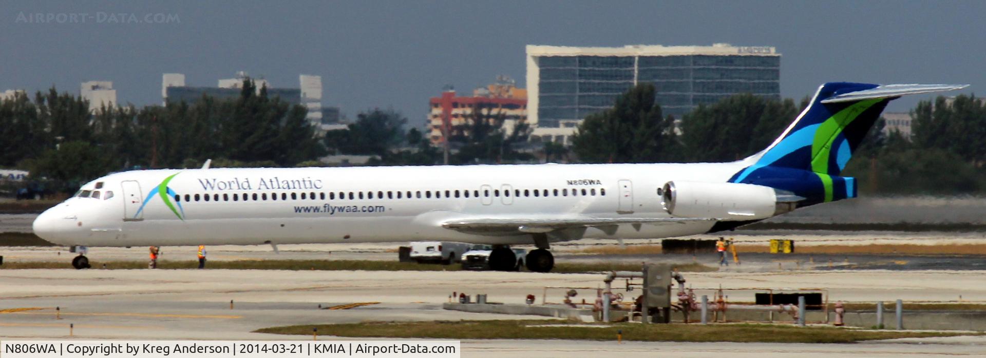 N806WA, 1991 McDonnell Douglas MD-83 (DC-9-83) C/N 53251, World Atlantic Airlines McDonnell-Douglas MD-83