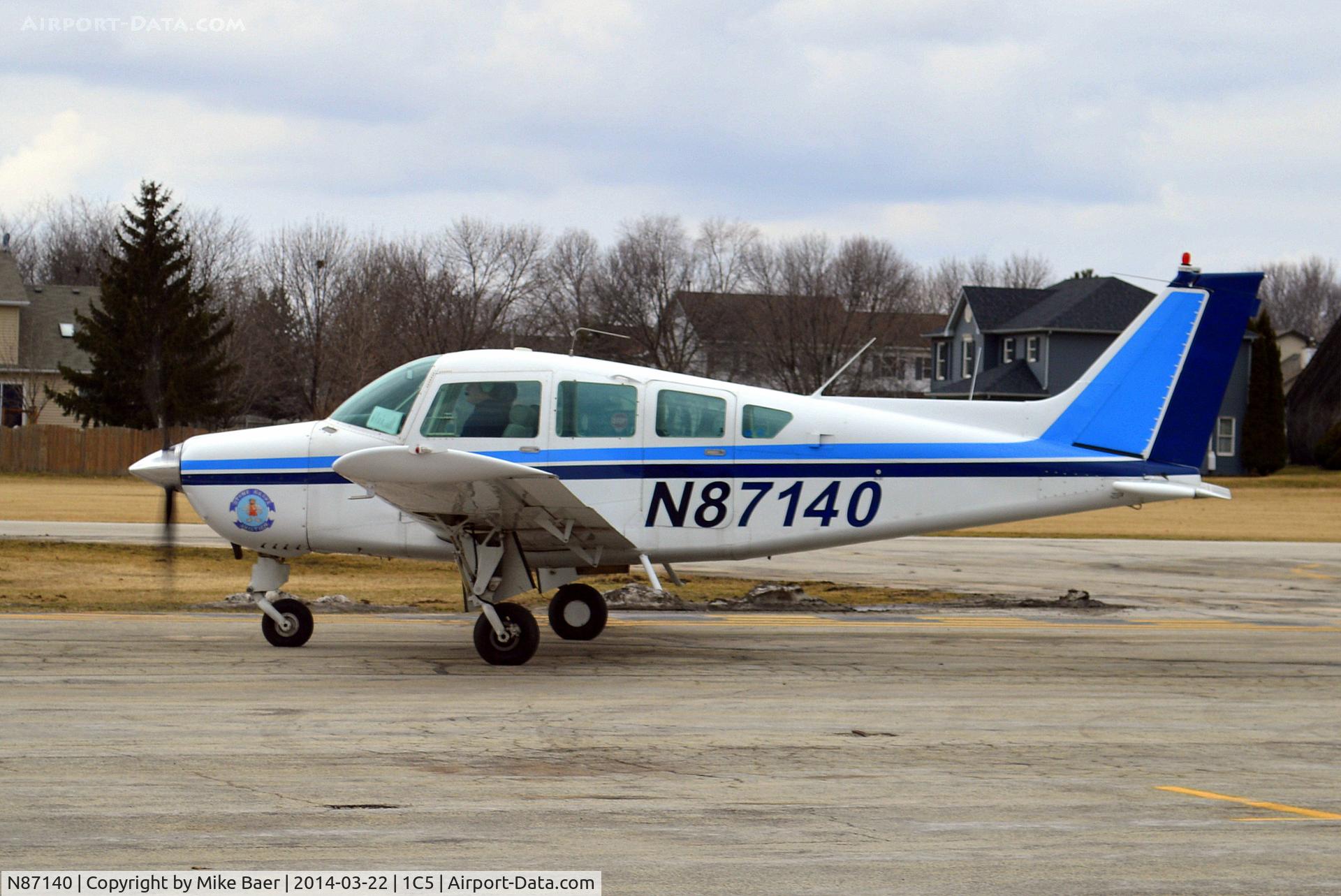 N87140, 1975 Beech B24R Sierra C/N MC-335, N87140 @ 1C5