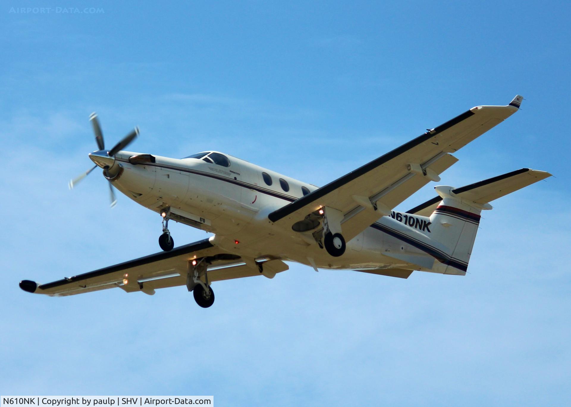 N610NK, 2005 Pilatus PC-12/45 C/N 610, At Shreveport Regional.
