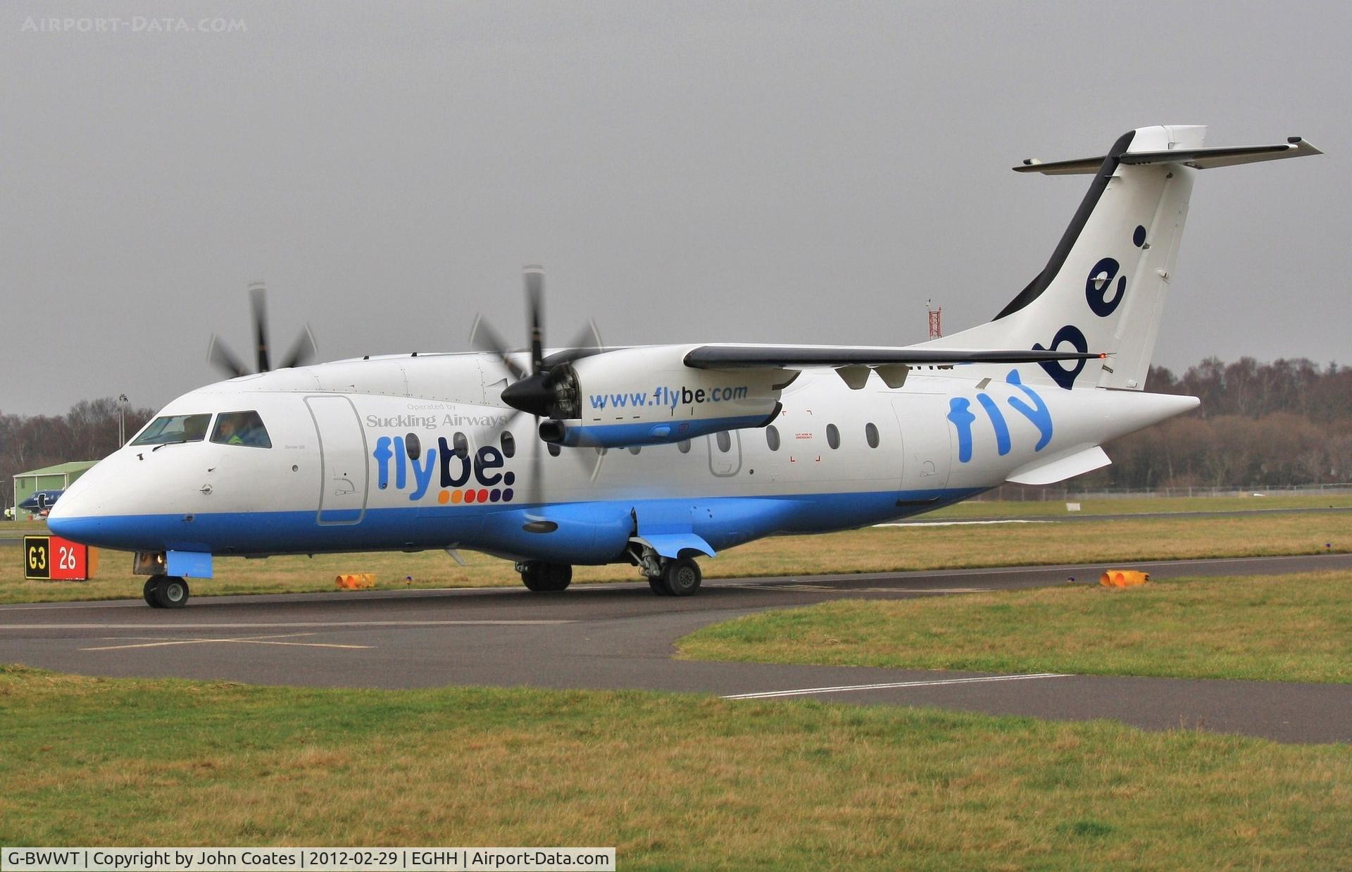 G-BWWT, 1995 Dornier 328-100 C/N 3022, Engine test after paint