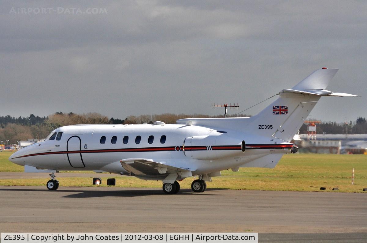 ZE395, British Aerospace BAe-125 CC.3 C/N 257205, At Sigs
