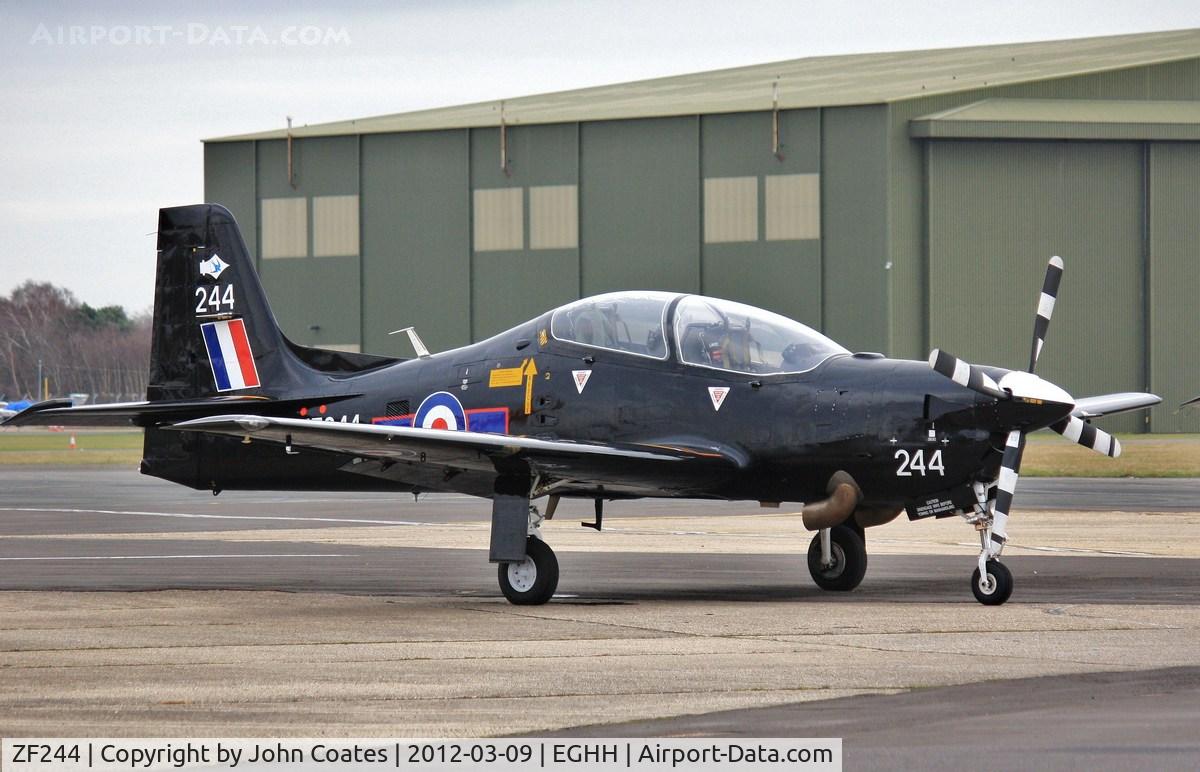 ZF244, 1990 Short S-312 Tucano T1 C/N S050/T45, At BHL