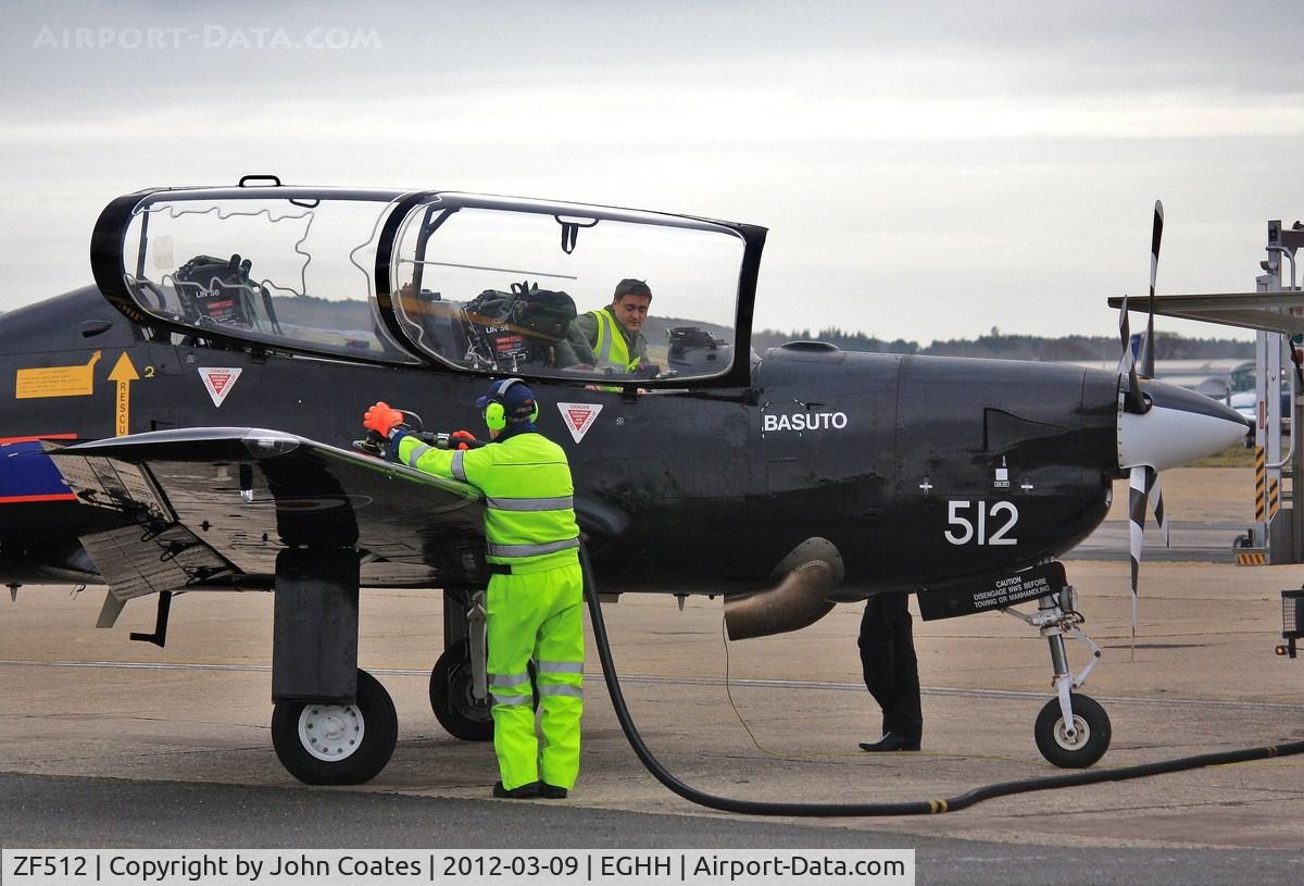 ZF512, 1992 Short S-312 Tucano T1 C/N S156/T127, Fuel at BHL