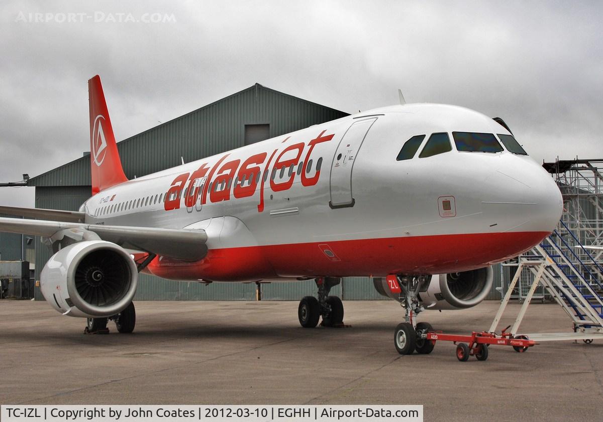 TC-IZL, 2002 Airbus A320-233 C/N 1730, Just painted to Atlasjet
