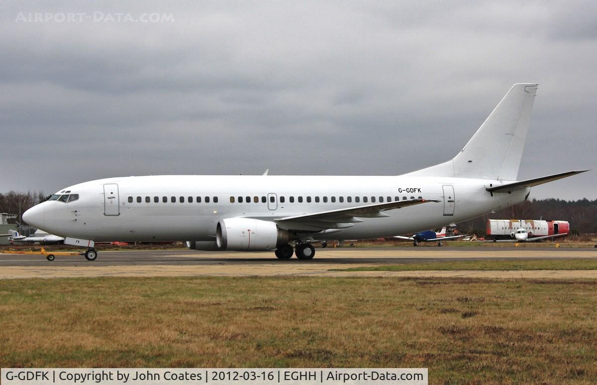 G-GDFK, 1998 Boeing 737-36N C/N 28572, Arriving for repaint