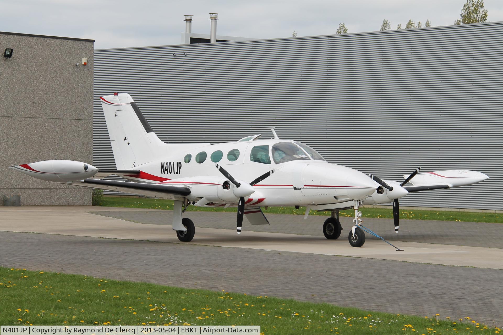 N401JP, 1969 Cessna 401A C/N 401A0046, Wevelgem 4-5-2013