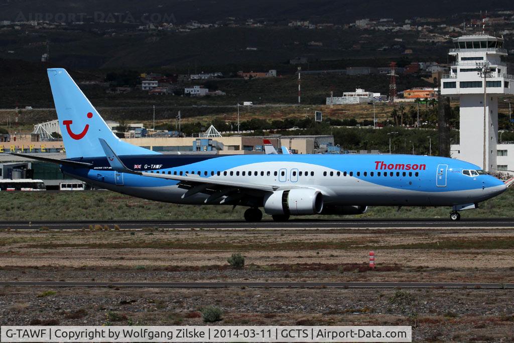 G-TAWF, 2012 Boeing 737-8K5 C/N 37244, visitor