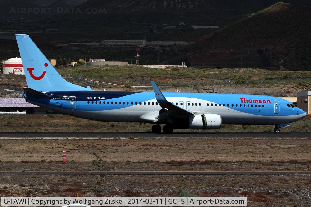 G-TAWI, 2012 Boeing 737-8K5 C/N 37267, visitor