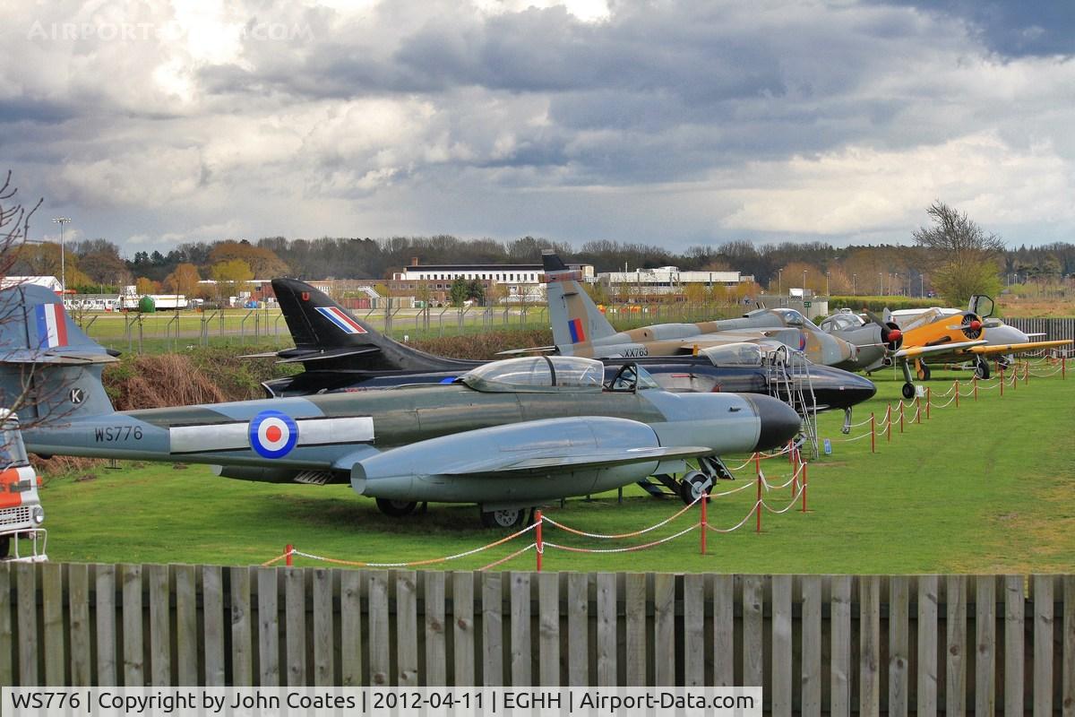 WS776, 1954 Gloster Meteor NF.14 C/N Not found WS776, With friends at Bournemouth Air Museum