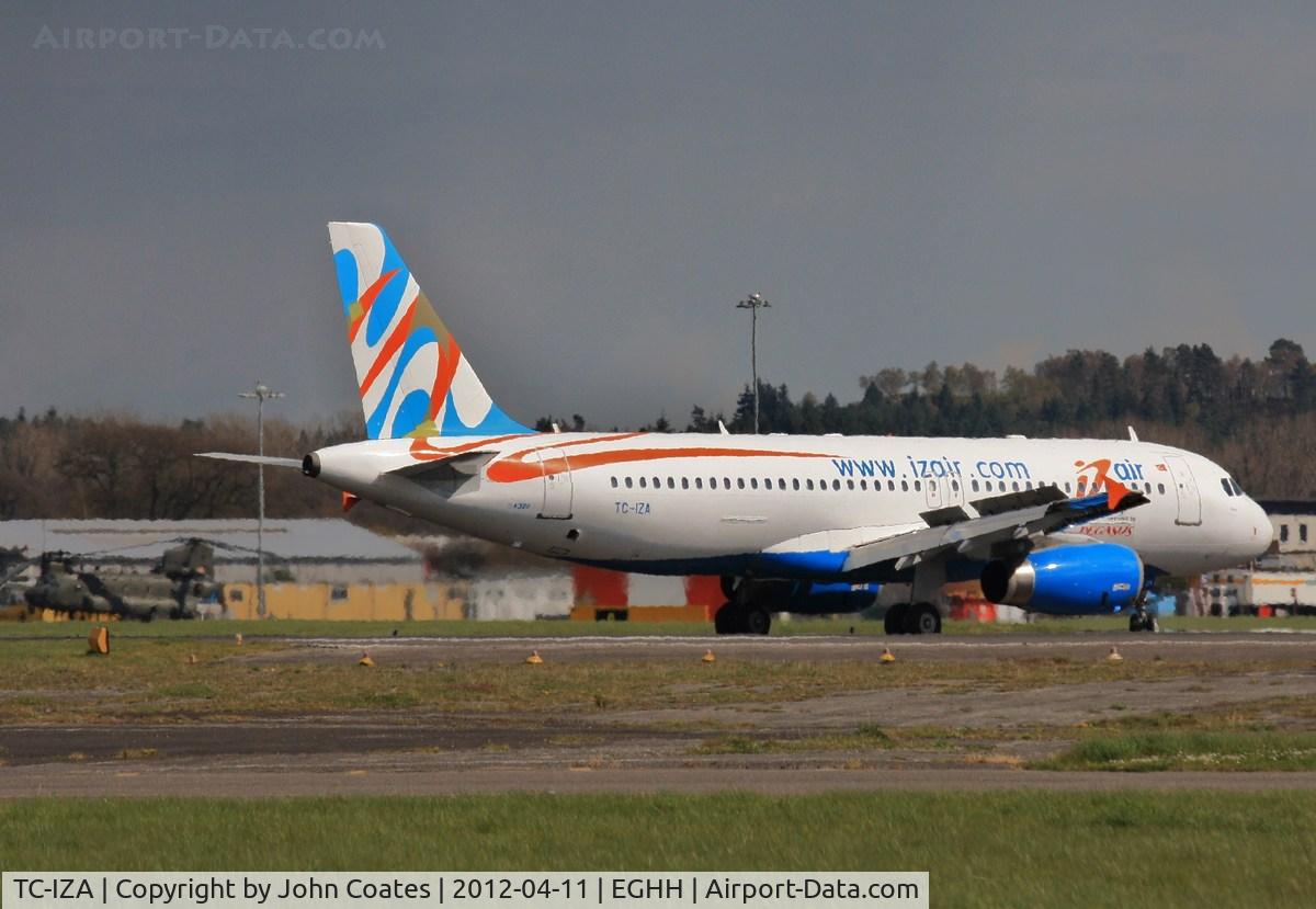 TC-IZA, 2003 Airbus A320-233 C/N 2118, Arriving for repaint