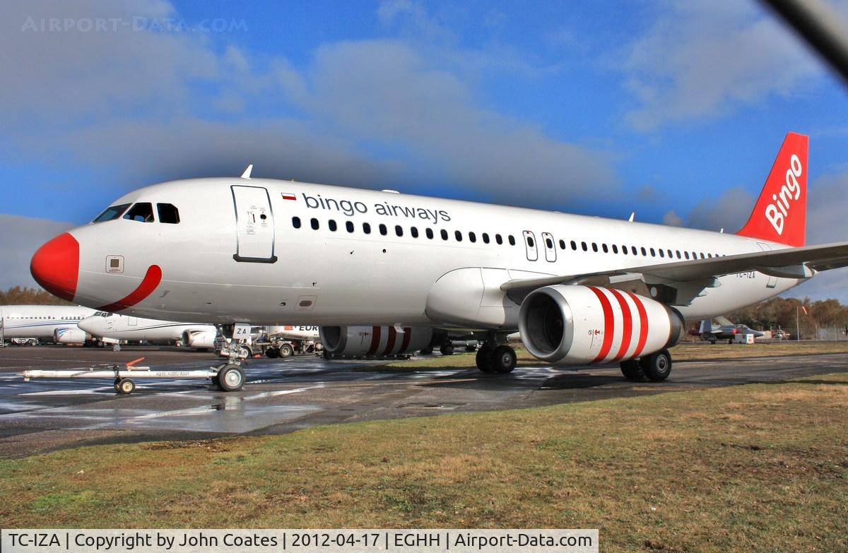 TC-IZA, 2003 Airbus A320-233 C/N 2118, Just painted for Bingo Airways, to be SP-ABK