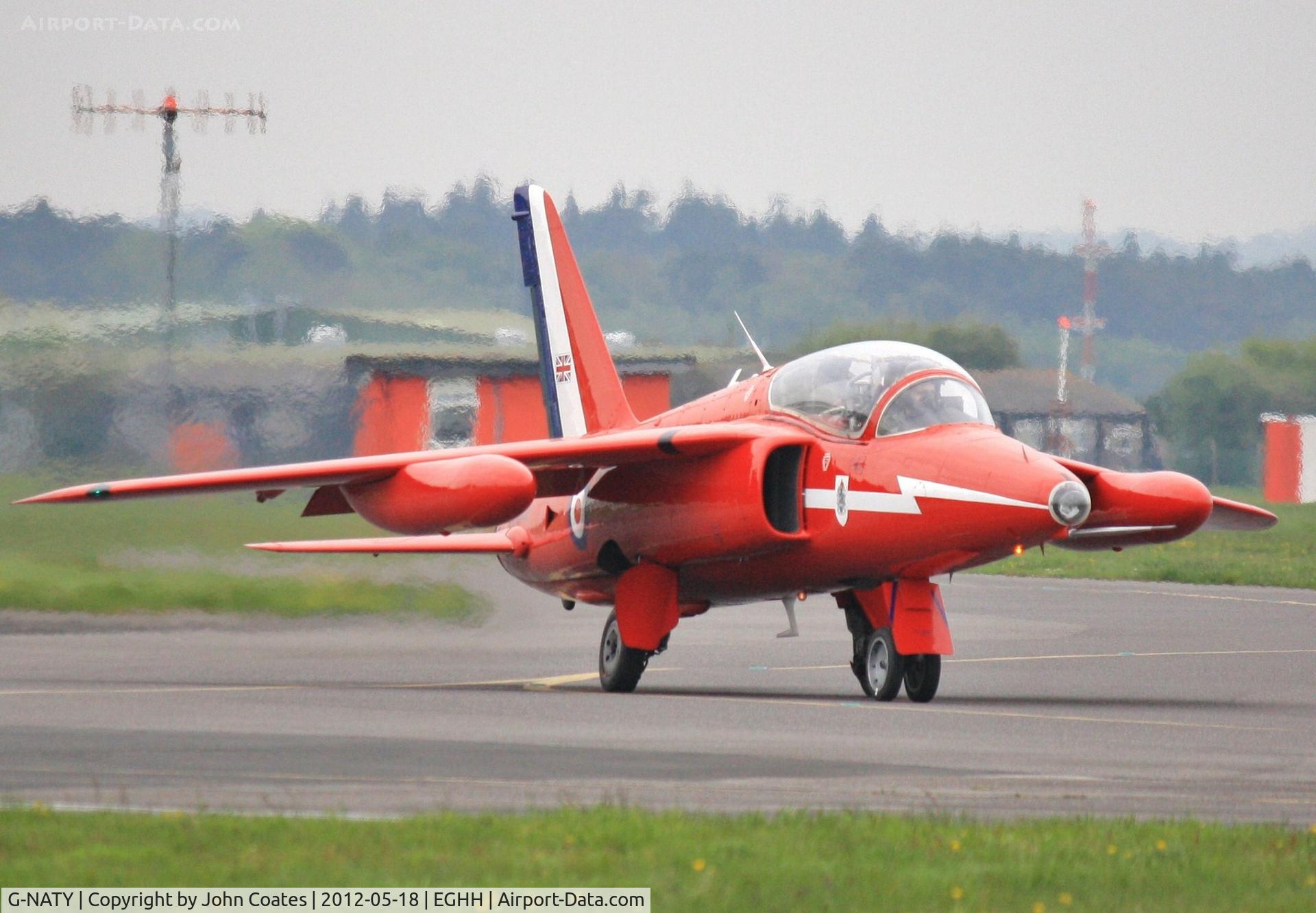 G-NATY, 1963 Hawker Siddeley Gnat T.1 C/N FL548, Resident taxiing